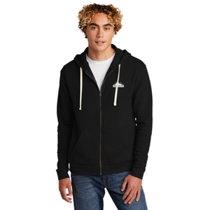 MNT: Next Level Unisex Santa Cruz Zip Hoodie.