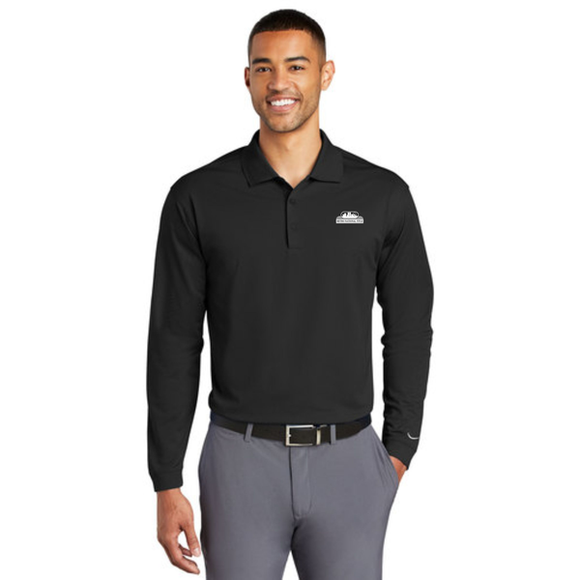 MNT: Nike Long Sleeve Dri-FIT Stretch Tech Polo.