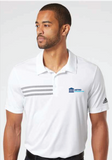 MET: Adidas 3-Stripes Chest Polo