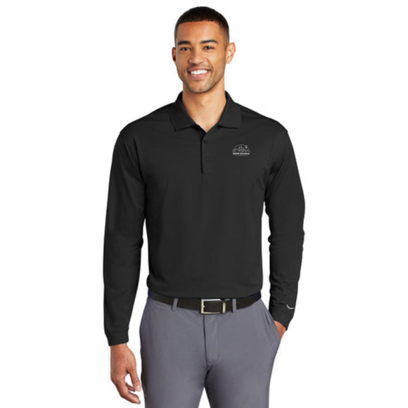 MNTA: Nike Long Sleeve Dri-FIT Stretch Tech Polo.